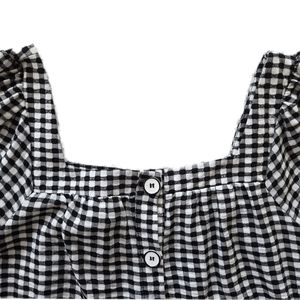 XL Gingham Checkered Mini Sundress